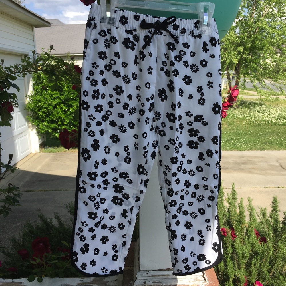 Sheer capris. Good swim cover up